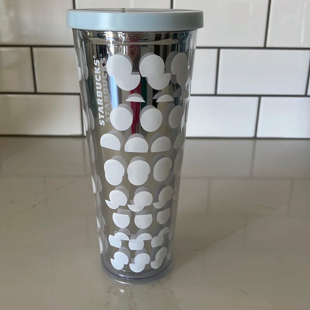 Starbucks 24oz Polka Dot Mirrored Tumbler
